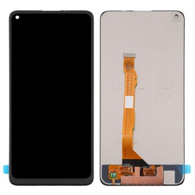 LCD with Touch Screen for Vivo Z5x - Black (display glass combo folder)